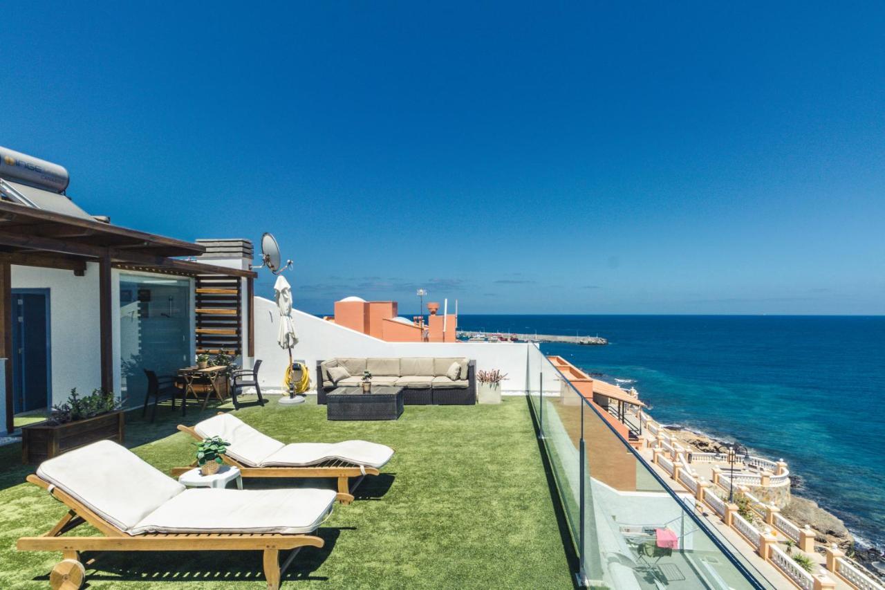 Melenara Beach Avenue Apt Shared Terrace Экстерьер фото